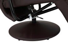 TV-Sessel >Njord< in Braun, PU - 64x109x93cm (BxHxT)