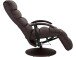 TV-Sessel >Njord< in Braun, PU - 64x109x93cm (BxHxT)
