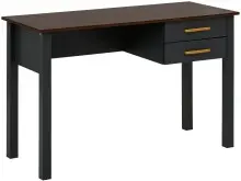 Schreibtisch >Møyfrid< in Grau, MDF -...