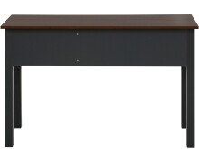 Schreibtisch >Møyfrid< in Grau, MDF - 120x77x50cm (BxHxT)
