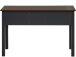 Schreibtisch >Møyfrid< in Grau, MDF - 120x77x50cm (BxHxT)