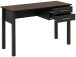 Schreibtisch >Møyfrid< in Grau, MDF - 120x77x50cm (BxHxT)