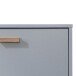 Schuhschrank >Orvar< in Grau - 58x131x25cm (BxHxT)