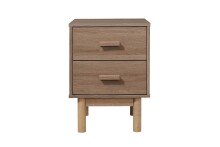 Nachtkommode >Orvar< in Natur - 40x55x44cm (BxHxT)