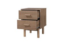 Nachtkommode >Orvar< in Natur - 40x55x44cm (BxHxT)