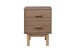 Nachtkommode >Orvar< in Natur - 40x55x44cm (BxHxT)