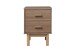 Nachtkommode >Orvar< in Natur - 40x55x44cm (BxHxT)