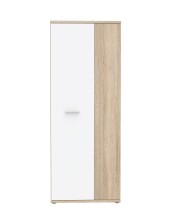 Schuhschrank >NET106< in Sonoma Eiche / Weiss  -...