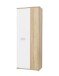 Schuhschrank >NET106< in Sonoma Eiche / Weiss  - 68,9x179,1x34,8cm (BxHxT)