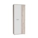 Schuhschrank >NET106< in Sandeiche / Weiss  - 68,9x179,1x34,8cm (BxHxT)