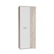 Schuhschrank >NET106< in Sandeiche / Weiss  - 68,9x179,1x34,8cm (BxHxT)