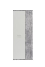 Schuhschrank >NET106< in Betonoptik Lichtgrau /...