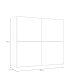 Kleiderschrank >Schach&Matt< in Artisan Eiche/ Weiss - 200,1x190,5x61,2 (BxHxT)
