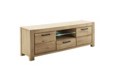 Lowboard >SILIAS< in natur geölt, Wildeiche...