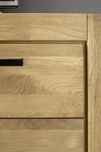 Sideboard >SILIAS< in natur geölt, Weildeiche teilmassiv - 172x85x45 (BxHxT)