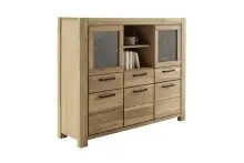 Highboard >SILIAS< in Wildeiche geölt,...