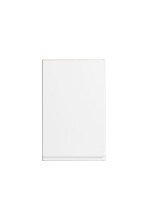 Hängeschrank >Paris< in weiß, Wotaneiche, MDF - 40x64x20cm (BxHxT)