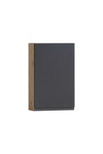 Hängeschrank >Paris< in grau, Wotaneiche, MDF...