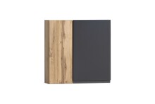 Hängeschrank >Paris< in grau, Wotaneiche, MDF...