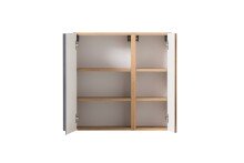 Hängeschrank >Paris< in grau, Wotaneiche, MDF...