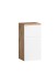 Unterschrank >Paris< in weiß, wotaneiche, MDF - 40x79x35cm (BxHxT)