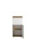 Unterschrank >Paris< in weiß, wotaneiche, MDF - 40x79x35cm (BxHxT)