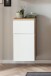 Unterschrank >Paris< in weiß, wotaneiche, MDF - 40x79x35cm (BxHxT)