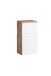 Unterschrank >Paris< in weiß, wotaneiche, MDF - 40x79x35cm (BxHxT)