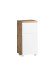Unterschrank >Paris< in weiß, wotaneiche, MDF - 40x79x35cm (BxHxT)