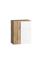 Unterschrank >Paris< in weiß, wotaneiche, MDF...