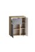 Unterschrank Paris in Betongrau/Wotaneiche - 65x79x35 cm (BxHxT)