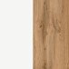 Midischrank >Paris< in weiß, Wotaneiche, MDF - 40x130x35cm (BxHxT)