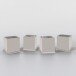 Midischrank >Paris< in grau, Wotaneiche, MDF - 40x130x35cm (BxHxT)