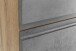 Midischrank >Paris< in Betongrau / Wotaneiche, MDF - 40x130x35cm (BxHxT)