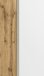 Midischrank >Paris< in weiß, Wotaneiche, MDF - 65x130x35cm (BxHxT)