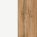 Midischrank >Paris< in weiß, Wotaneiche, MDF - 65x130x35cm (BxHxT)