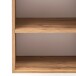 Midischrank >Paris< in grau, Wotaneiche, MDF - 65x130x35cm (BxHxT)