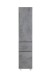 Seitenschrank >Paris< in Betongrau / Wotaneiche, MDF - 40x180x35cm (BxHxT)