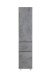 Seitenschrank >Paris< in Betongrau / Wotaneiche, MDF - 40x180x35cm (BxHxT)