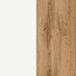 Seitenschrank >Paris< in weiß/ Wotaneiche, MDF - 65x180x35cm (BxHxT)