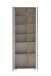 Seitenschrank >Paris< in weiß / Wotaneiche, MDF - 65x180x35cm (BxHxT)