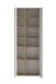 Seitenschrank >Paris< in weiß / Wotaneiche, MDF - 65x180x35cm (BxHxT)