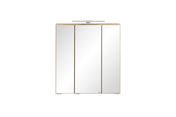 Spiegelschrank >Paris< in Wotaneiche - 60x64x20cm (BxHxT)