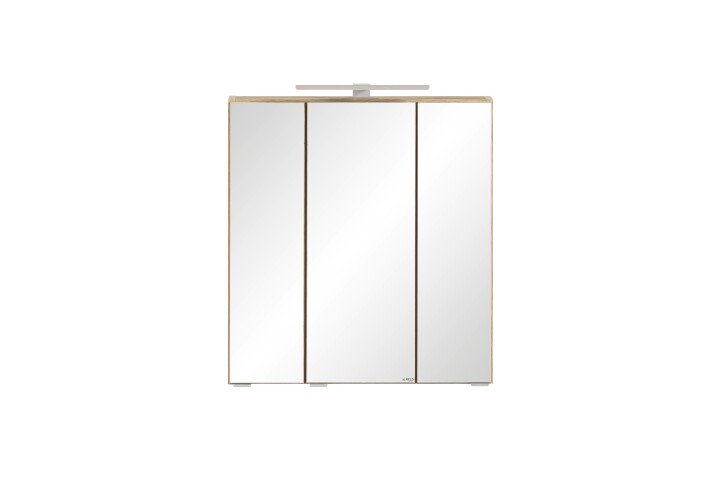 Spiegelschrank >Paris< in Wotaneiche - 60x64x20cm (BxHxT)