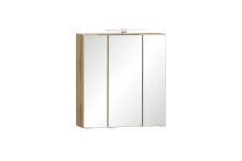 Spiegelschrank >Paris< in Wotaneiche - 60x64x20cm (BxHxT)