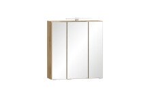 Spiegelschrank >Paris< in Wotaneiche - 60x64x20cm...