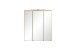 Spiegelschrank >Paris< in Wotaneiche - 60x64x20cm (BxHxT)