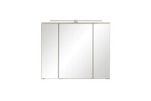 Spiegelschrank >Paris< in Wotaneiche - 80x64x20cm...