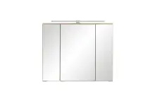Spiegelschrank >Paris< in Wotaneiche - 80x64x20cm...