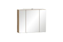 Spiegelschrank >Paris< in Wotaneiche - 80x64x20cm (BxHxT)